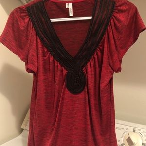 Short-sleeve Dressy Blouse